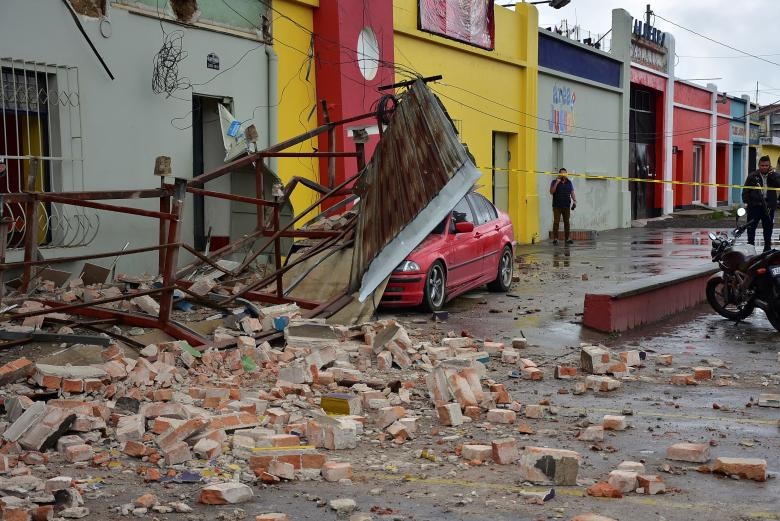 تصاویر | خسارت‌های زمین‌لرزه در مرز مکزیک و گواتمالا